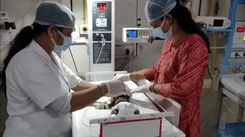 Infant Buried Alive in India Fights for Survival