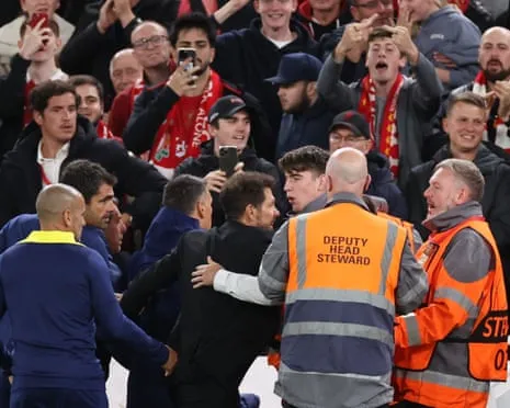 Diego Simeone, Liverpool's Home Ground and Some Shouting in the Workplace